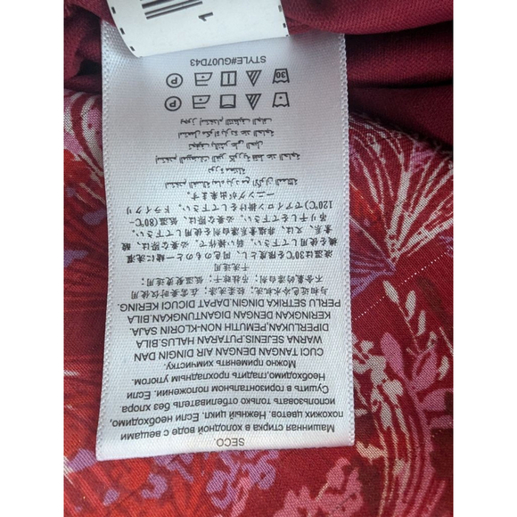 Women BCBG generation Dress size 6 red & pink - Picture 13 of 13